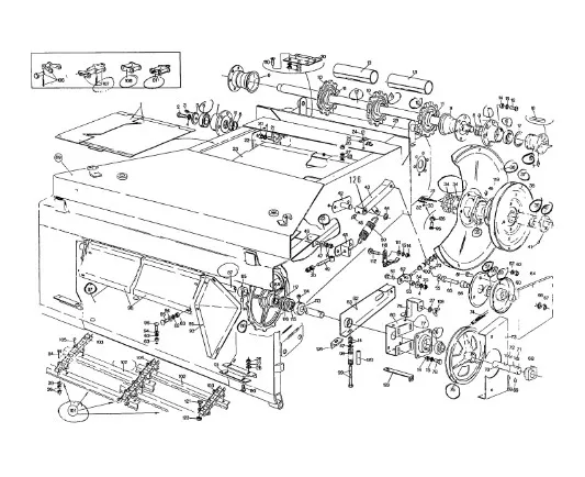 354085 - Пружина натяжителя ремня привода накл.кам. CX8